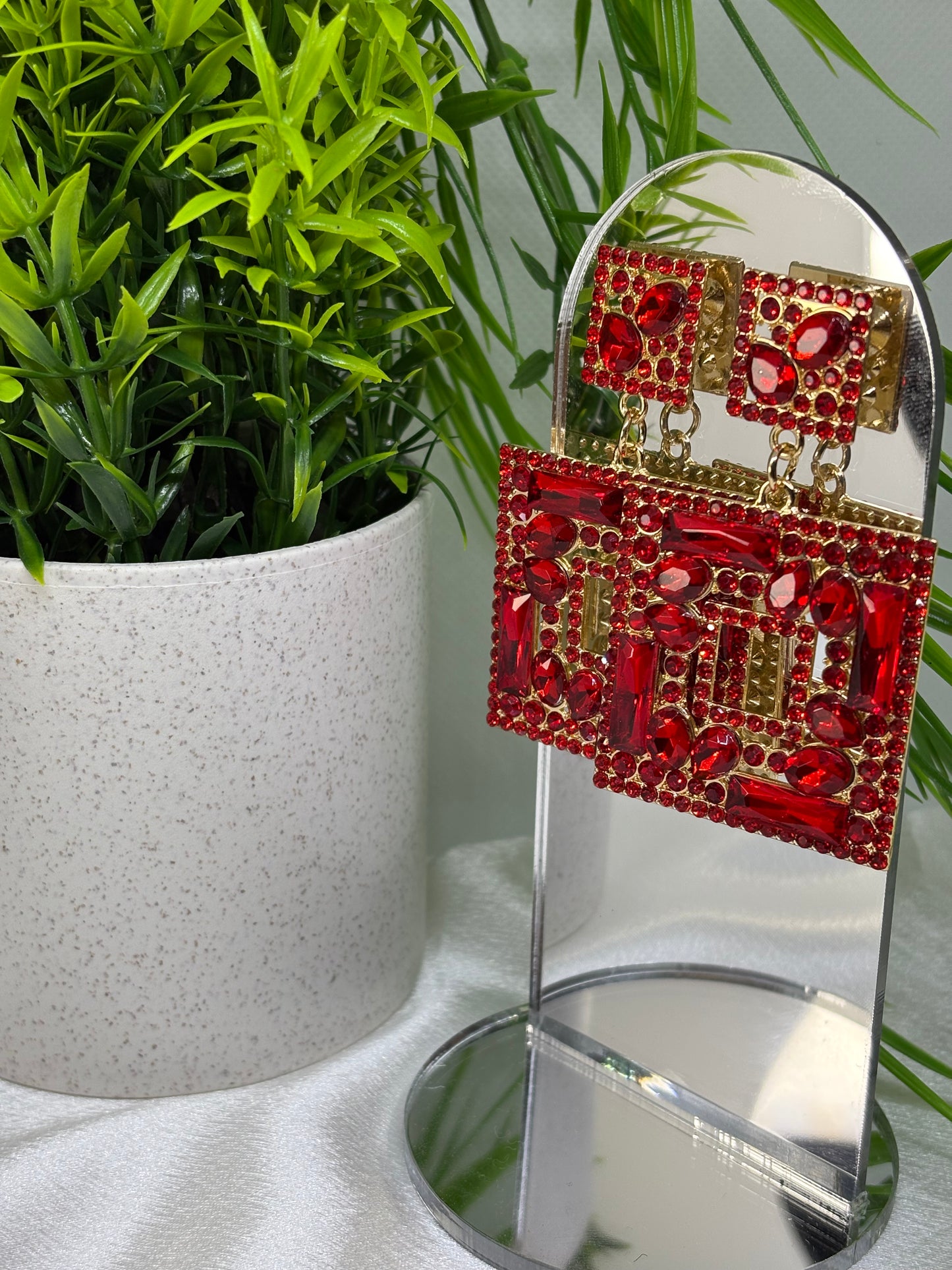 Boucle d’oreille Classy Red
