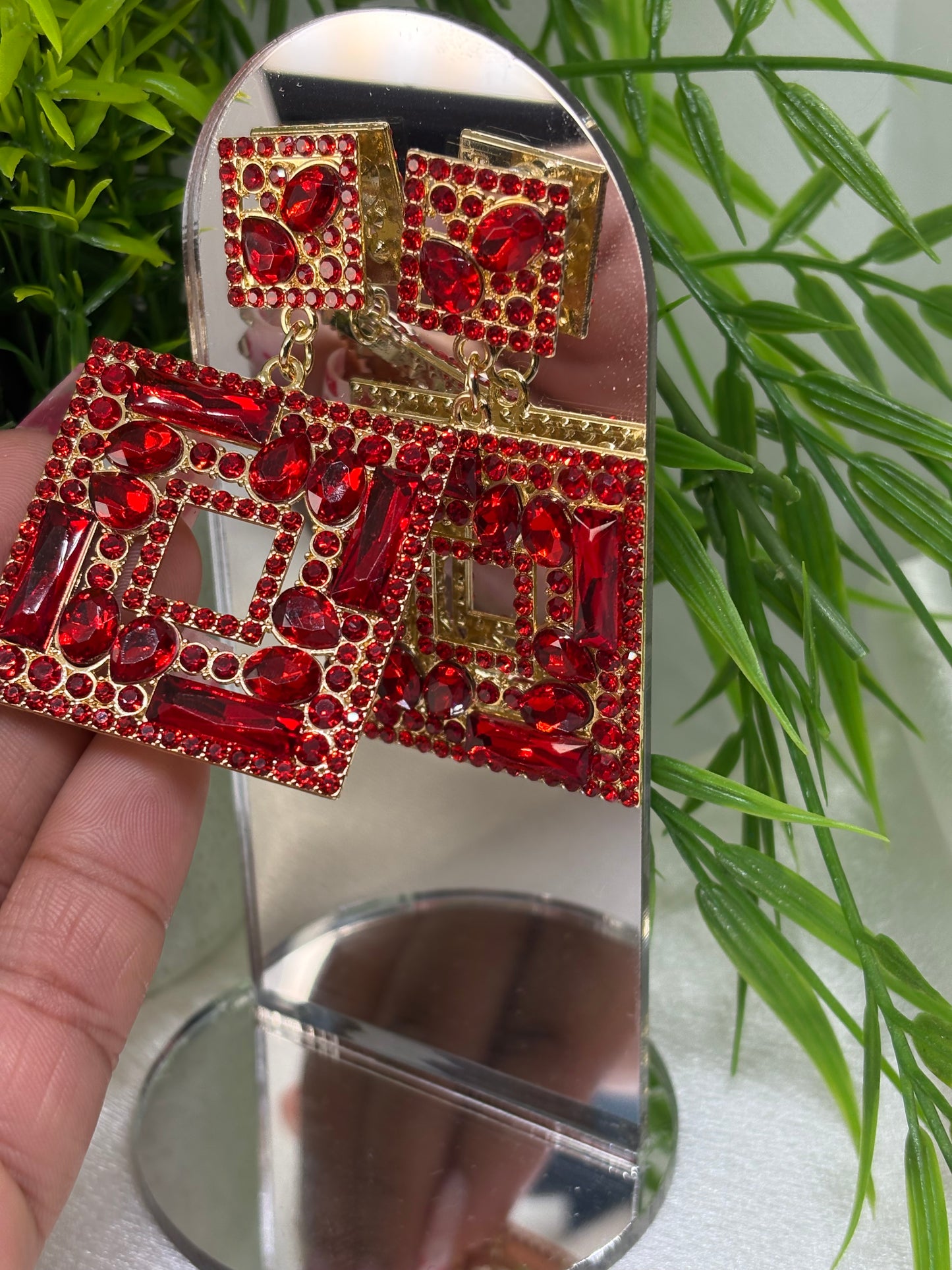 Boucle d’oreille Classy Red