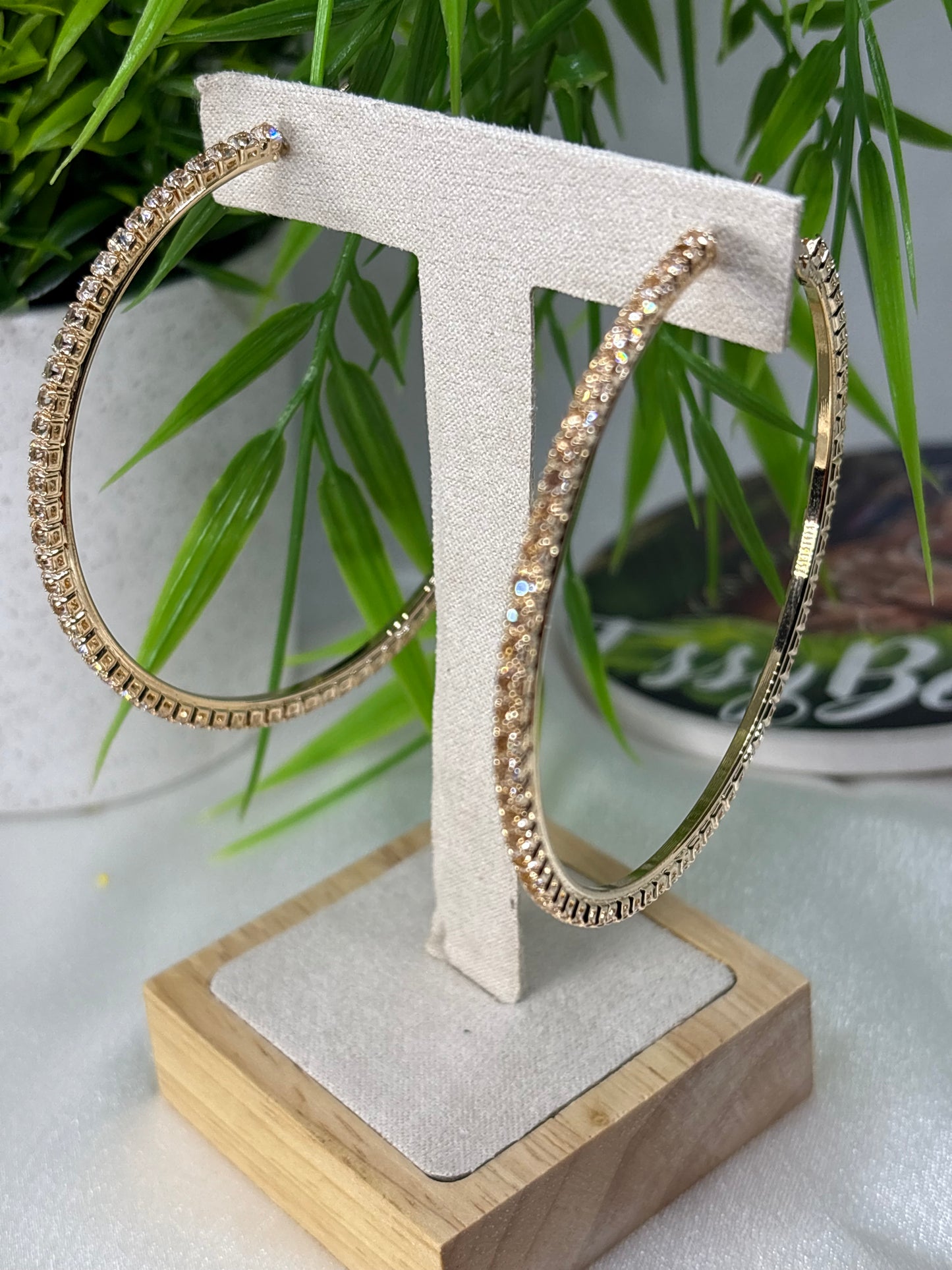 Boucle d’oreille kréolas 6cm