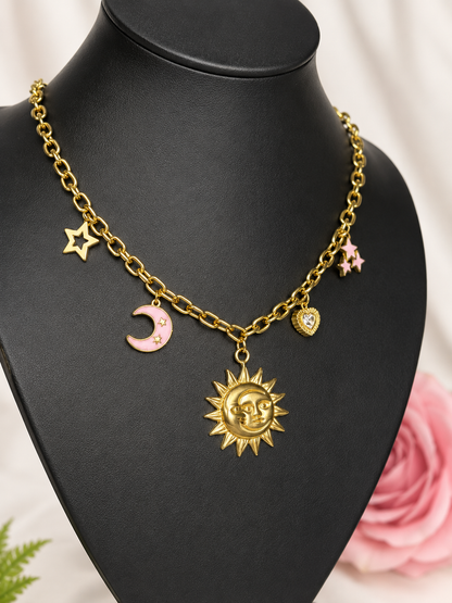 Collier Pink Soleil