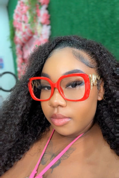 Lunette Snake Rouge