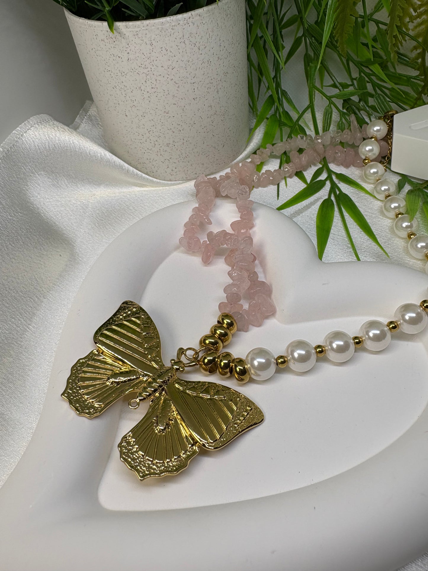 Collier pink butter