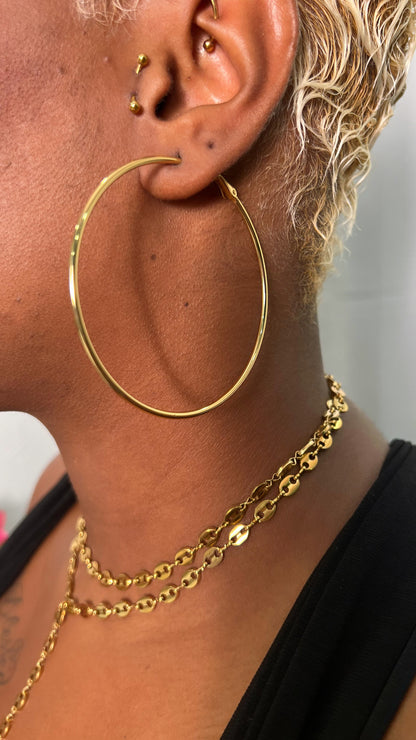Boucle d’oreille Kreole 6cm