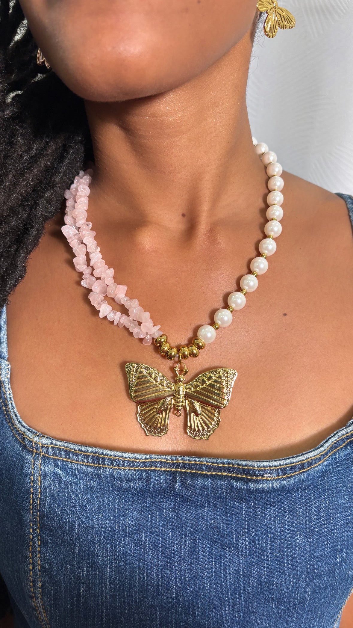 Collier pink butter