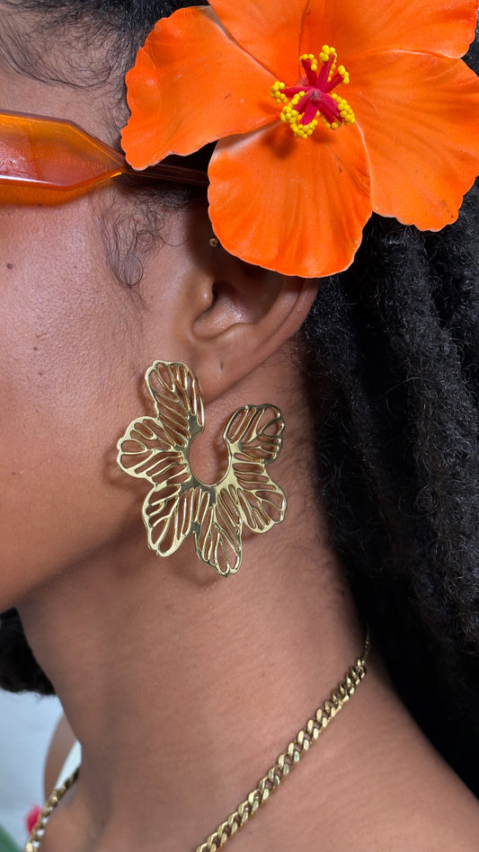 Boucle d’oreille Flower