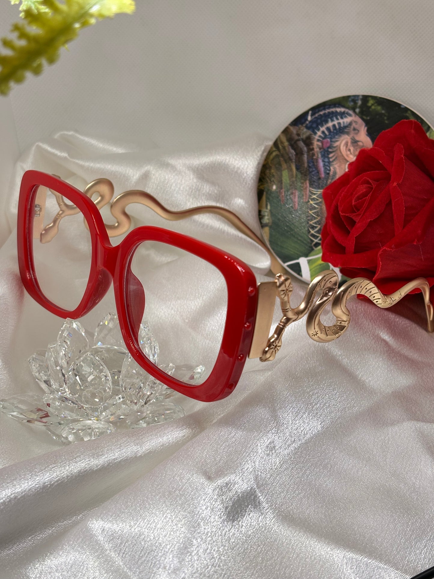 Lunette Snake Rouge