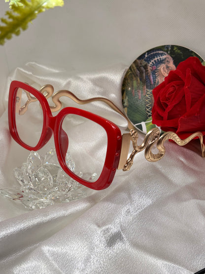 Lunette Snake Rouge