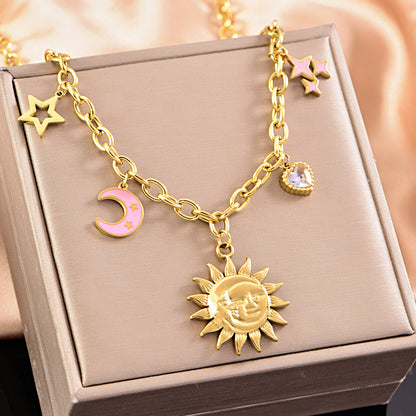 Collier Pink Soleil