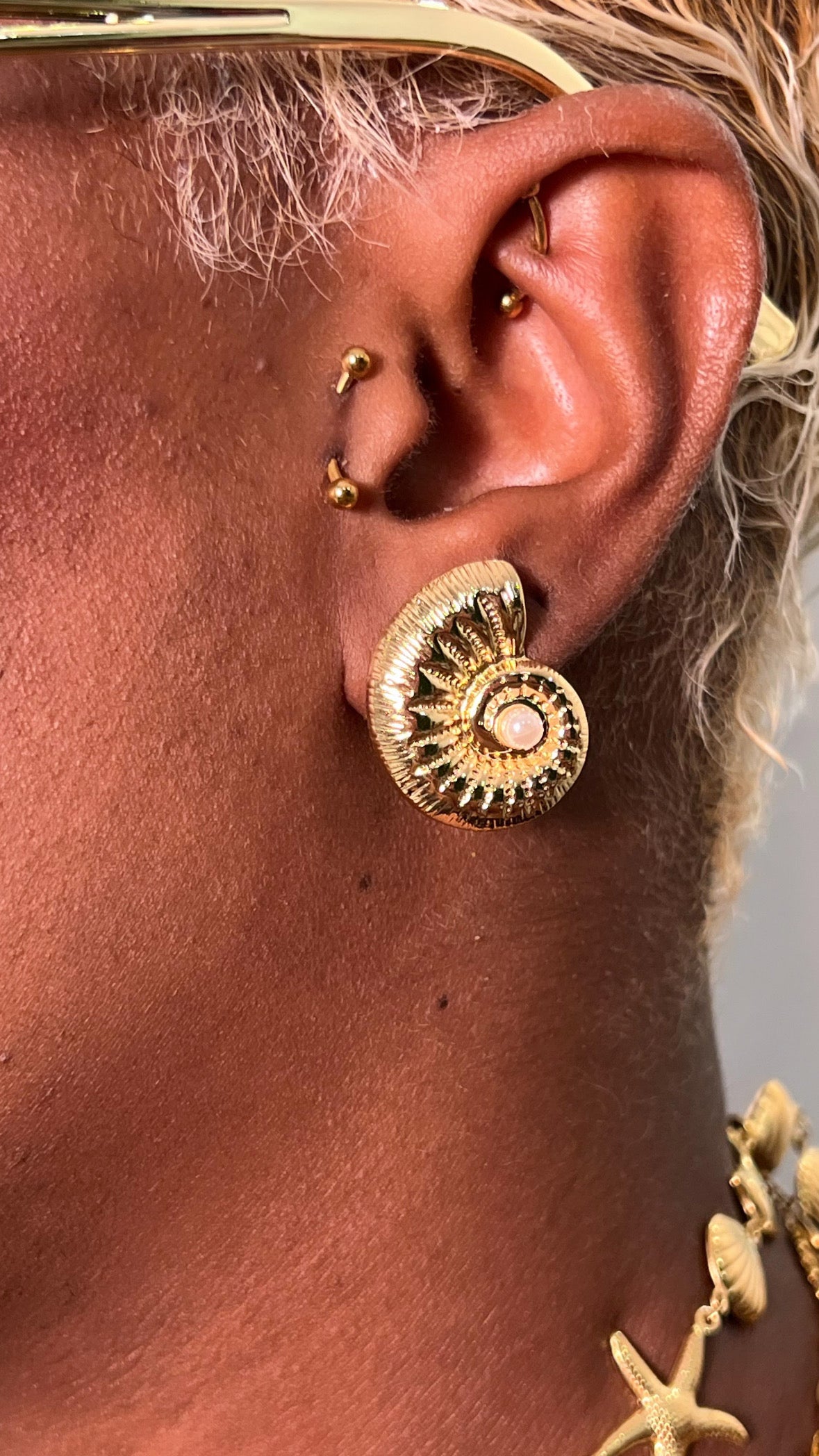 Boucle d’oreille Corailla
