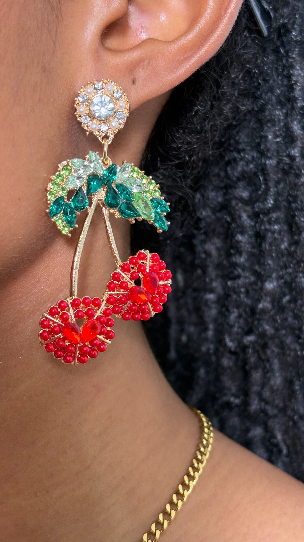 Boucle d’oreille Cherry