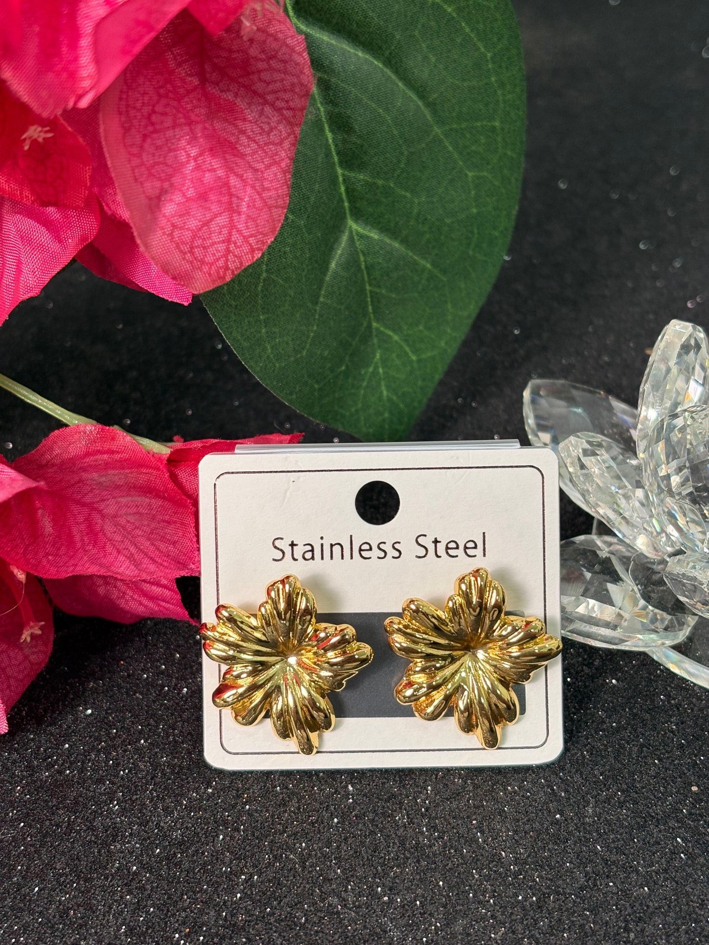 Boucle d’oreille Hibis