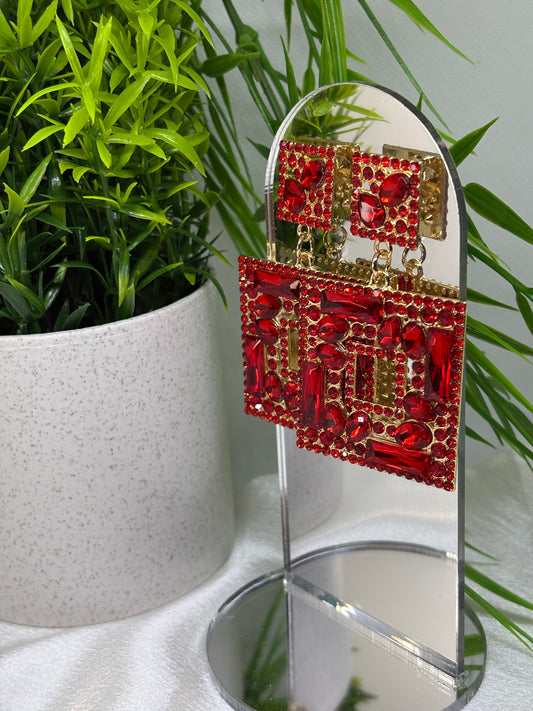Boucle d’oreille Classy Red