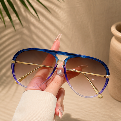 Lunette Style bleu