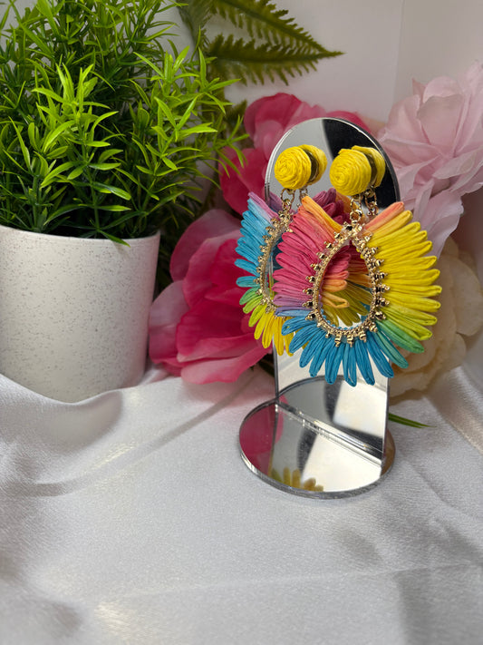Boucle d’oreille Rainbow