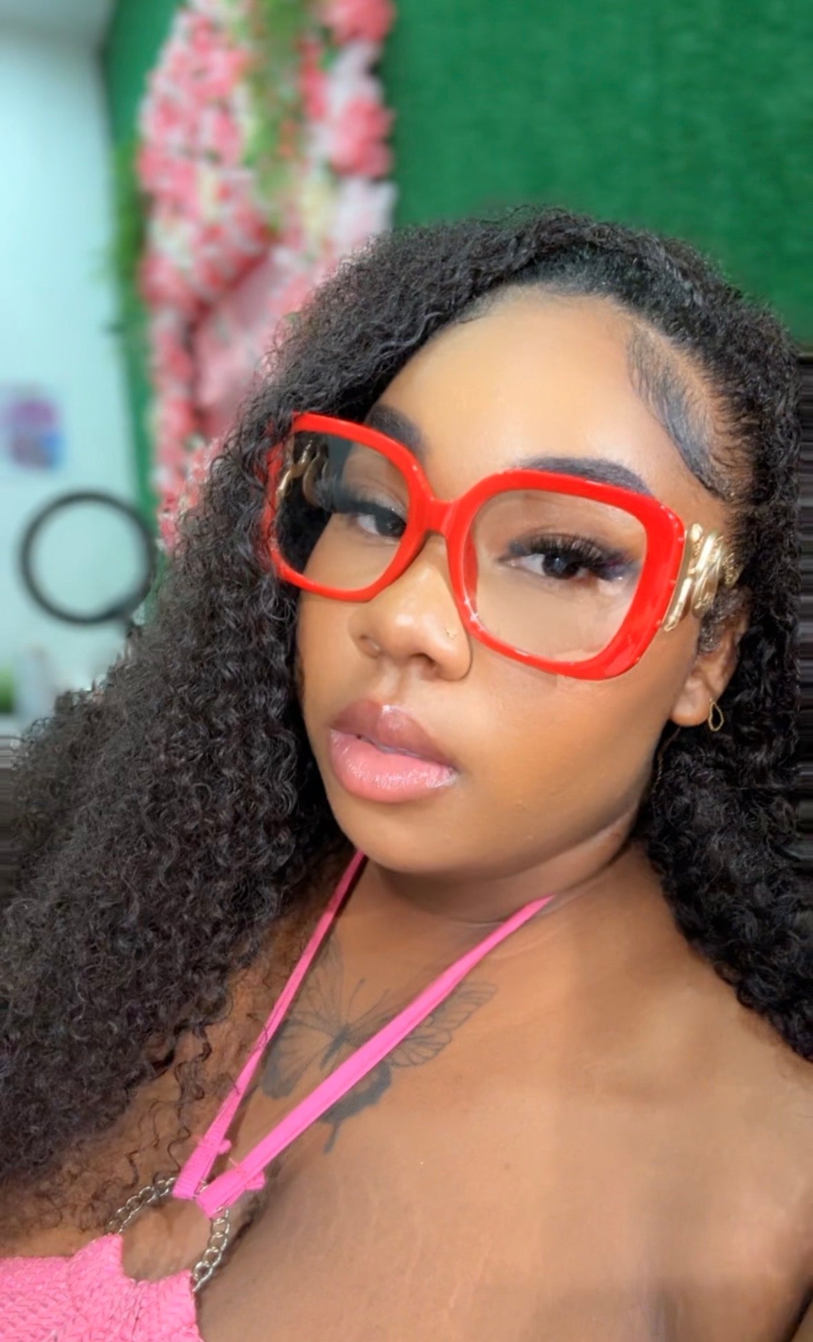 Lunette Snake Rouge