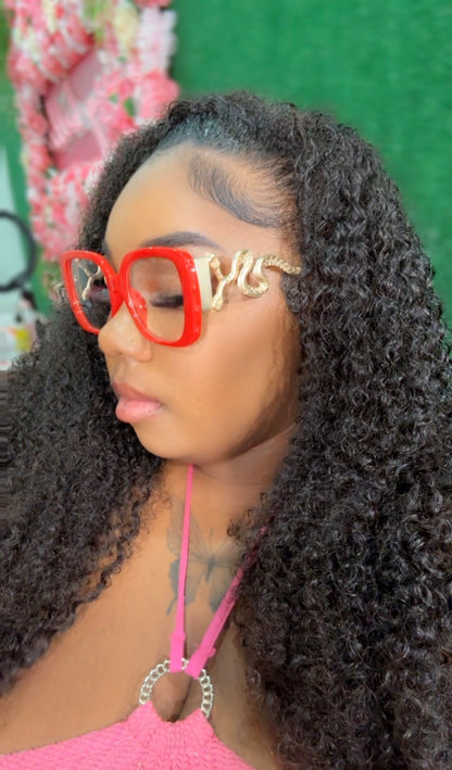 Lunette Snake Rouge