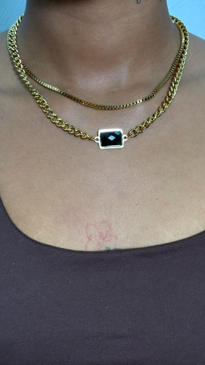 Collier Black Two