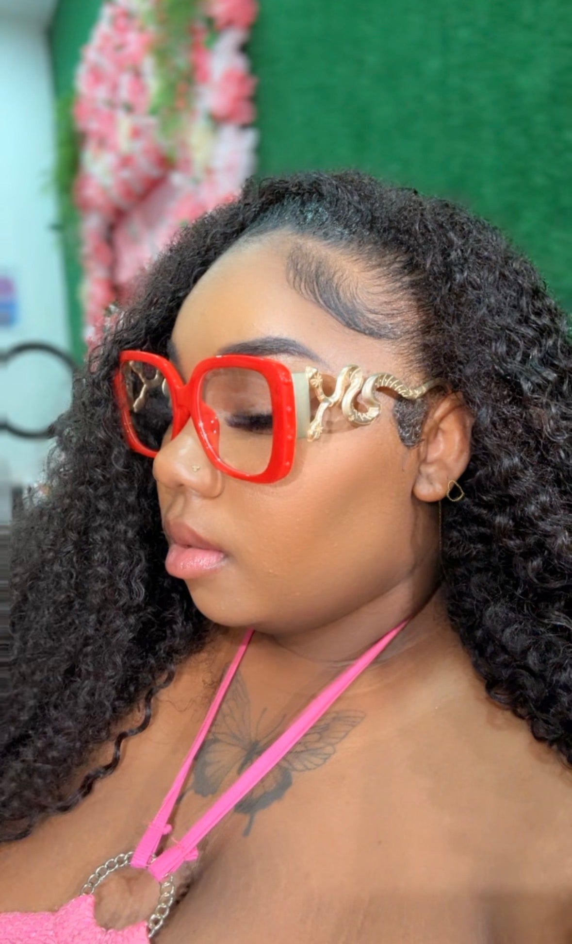 Lunette Snake Rouge