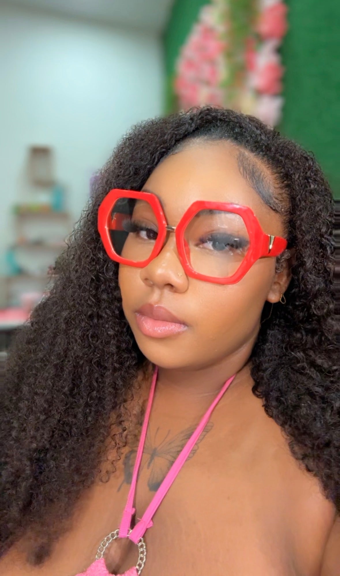 Lunette chanice Rouge