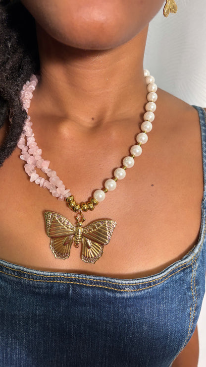 Collier pink butter