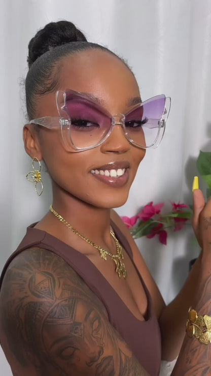 Lunette Butterfly Purple