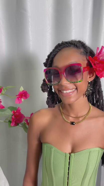 Lunette Or Pink