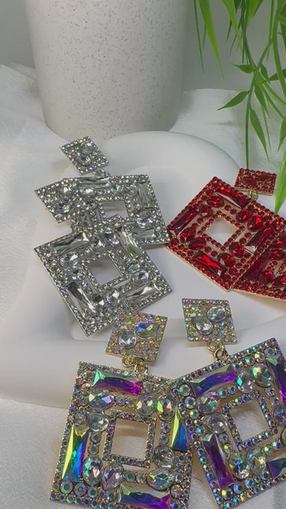 Boucle d’oreille Classy Red