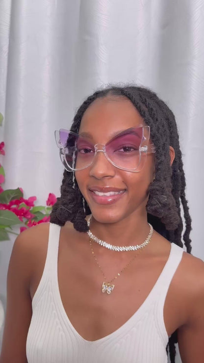 Lunette Butterfly Purple